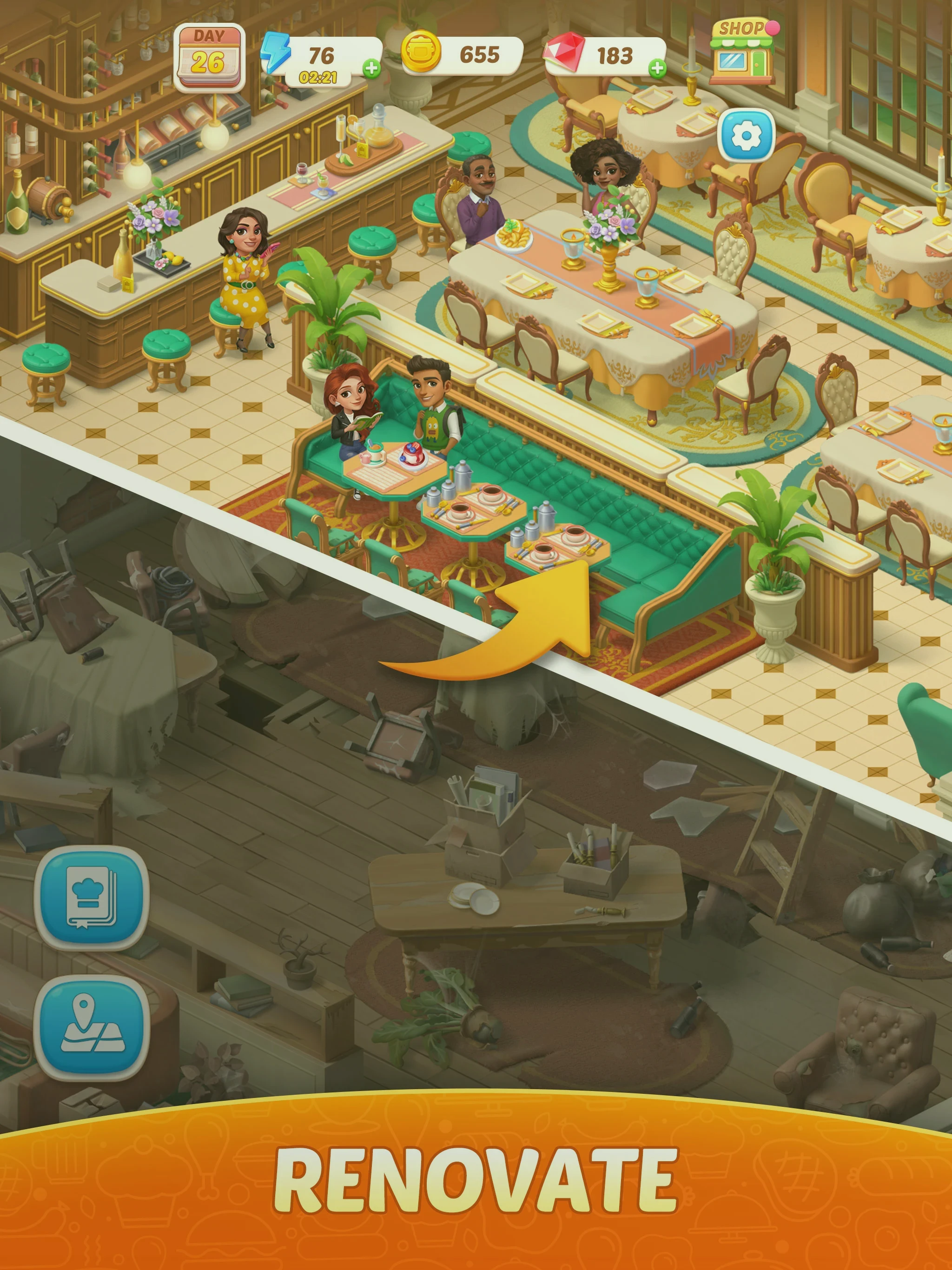 Flambé Game Screenshot